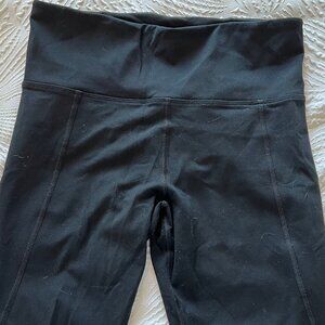 Women's Lorna Jane Black 7/8 Length Leggings Size Unsure (10?) Used/Good